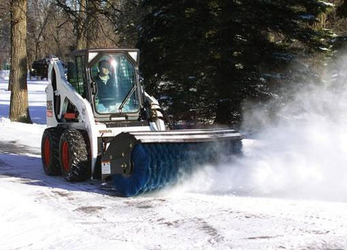 Щетка поворотная, угловая Bobcat 84.  2018г. - foto0